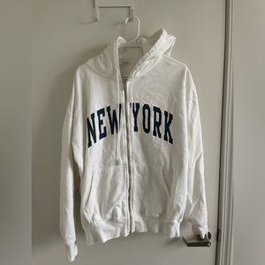 Brandy Melville Zip Up Hoodie